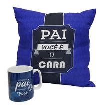 Kit De Presentes Dia Dos Pais Caneca Almofada Presente Pai