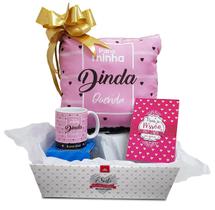 Kit De Presentes - Para Madrinha Dinda Almofada E Caneca