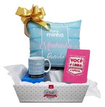 Kit De Presentes - Para Madrinha Dinda Almofada E Caneca Kit De Presentes - Para Madrinha Dinda Almofada E Caneca