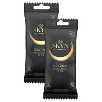 Kit de Preservativos com 2 Pacotes SKYN Original com 6 unidades Kit de Preservativos com 2 Pacotes SKYN Original com 6 unidades