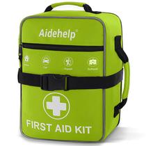 Kit de Primeiros Socorros Aidehelp 520 Peças Grande Emergência Verde Kit de Primeiros Socorros Aidehelp 520 Peças Grande Emergência Verde