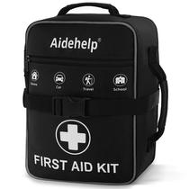 Kit de Primeiros Socorros Aidehelp 520 Peças Premium Preto Kit de Primeiros Socorros Aidehelp 520 Peças Premium Preto