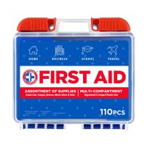 Kit de primeiros socorros Be Smart Get Prepared 110 peças Kit de primeiros socorros Be Smart Get Prepared 110 peças