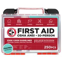 Kit de primeiros socorros Be Smart Get Prepared OSHA/ANSI 50 Person