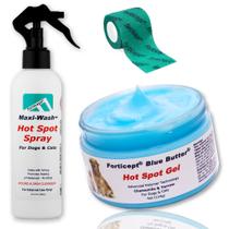 Kit de Primeiros Socorros Forticept para Cães e Gatos - Tratamento de Hot Spot