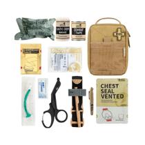 Kit De Primeiros Socorros Khaki RHINO RESCUE, Bolsa IFAK Molle, Bolsa Médica Para Camping, Viagens