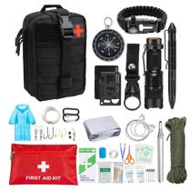 Kit de Primeiros Socorros Militar 38 em 1 - Molle, Sobrevivência e Emergência Kit de Primeiros Socorros Militar 38 em 1 - Molle, Sobrevivência e Emergência