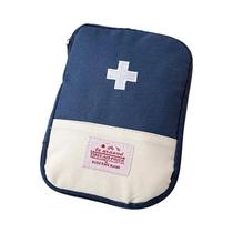 Kit de Primeiros Socorros Portátil - Mini Saco de Medicina para Viagem e Acampamento