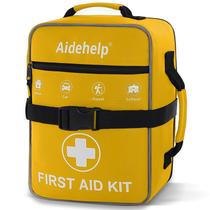 Kit de Primeiros Socorros Premium com 520 Peças - Grande Kit Médico de Emergência para Sobrevivência, Carro, Casa, Viagem, Acampamento, Mochila, Caminhada, Escola (Amarelo) Kit de Primeiros Socorros Premium com 520 Peças - Grande Kit Médico de Emergência para Sobrevivência, Carro, Casa, Viagem, Acampamento, Mochila, Caminhada, Escola (Amarelo)