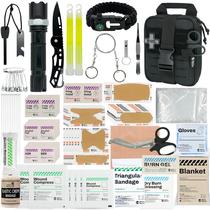 Kit de primeiros socorros RHINO RESCUE Small com ferramentas de sobrevivência preto