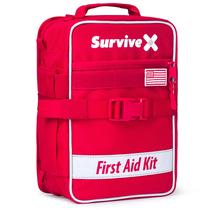 Kit de primeiros socorros SurviveX Large para carro, viagens e casa