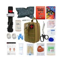 Kit de Primeiros Socorros Tático Militar - Mochila Molle para Emergências ao Ar Livre