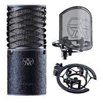 Kit de produção de microfone Aston Microphones Origin Black Bundle Kit de produção de microfone Aston Microphones Origin Black Bundle