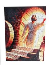Kit de Produtos Revenda para Páscoa - Quebra-cabeças Jesus Ressuscitado de 60 peças - 5 unidades
