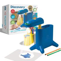 Kit de projetor Art Tracing Discovery Kids com 32 estênceis