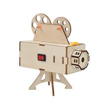 Kit de projetor científico de madeira DIY STEM Science para crianças Kit de projetor científico de madeira DIY STEM Science para crianças