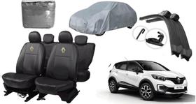 Kit de Proteção Completa para Captur 17-23: Capas, Capa de Cobrir e Limpador