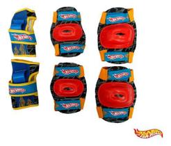 Kit De Proteção Hot Wheels - Bike, Skate E Patins