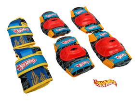 Kit de Proteção Hot Wheels para Bike Skate Patins