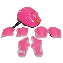 Kit De Proteção Infantil DM Radical Resistente Para Esportes Patins Bike Skate Patinete Com Capacete