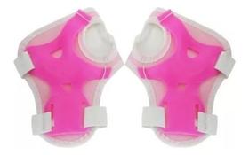 Kit De Proteção Infantil Feminino Rosa Radical Plus Rosa