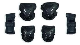 Kit de proteção infantil Para Patins Skate Bike Patinete Rosa ou Preto Kit de proteção infantil Para Patins Skate Bike Patinete Rosa ou Preto