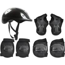 Kit de proteção infantil preto - dm toys