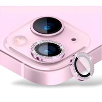 Kit de Proteção para Lentes Brilho Strass de Celular Compatível com iPhone 11 ao 17 Pro Max - Ly Haimei