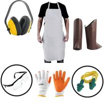 Kit De Proteção Para Operador De Roçadeira (epi) + 2 Brindes