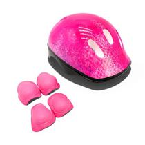 Kit de proteção para skate rosa G - CKS Toys Kit de proteção para skate rosa G - CKS Toys