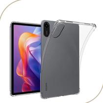 Kit de Proteção Premium para Redmi Pad 2 2025: Capa Transparente Antichoque, Película de Vidro e Can