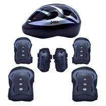 Kit de proteção radical c/ capacete tam. M preto Bel Sports Kit de proteção radical c/ capacete tam. M preto Bel Sports