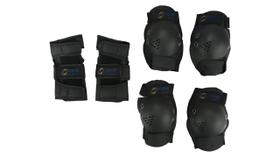 Kit de Proteção Spin Joelheiras, Cotoveleiras e Munhequeiras Kit de Proteção Spin Joelheiras, Cotoveleiras e Munhequeiras