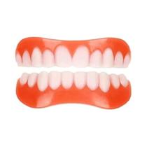 Kit De Prótese Dentária De Silicone Macio 2025 Novo Conjunto Superior E Inferior De Fácil Uso - NONE