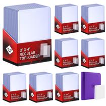 Kit de Protetores para Cartas Pemocyny 3x4 pol. com Toploaders e Binder