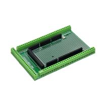 Kit De Prototipagem De PCB Dupla Face Para Arduino Mega 2560 R3 Compatível Com Bloco De Terminais De