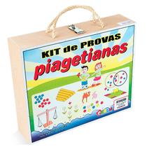 Kit de provas piagetianas com 13 provas em madeira carlu - 125