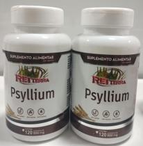 Kit de psyllium em capsulas 2 potes de 120 de 500mg