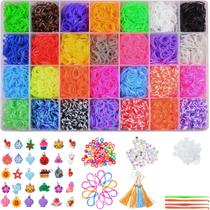 Kit de pulseira de borracha JIYAKO 11000+ com ferramentas e estojo de armazenamento Kit de pulseira de borracha JIYAKO 11000+ com ferramentas e estojo de armazenamento