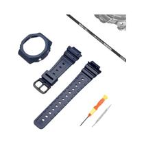 Kit De Pulseira E Aro De Borracha Esportiva Impermeável Masculina Para Casio G-SHOCK GA-2100 GA-2110