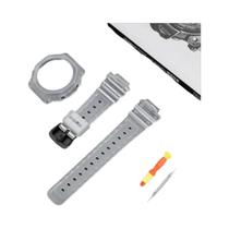Kit De Pulseira E Aro De Borracha Esportiva Impermeável Masculina Para Casio G-SHOCK GA-2100 GA-2110