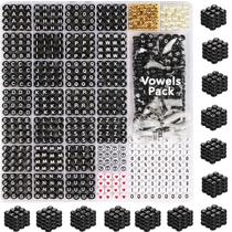 Kit de pulseira Friendship DodoBeads Black Letter Beads 1650 unidades