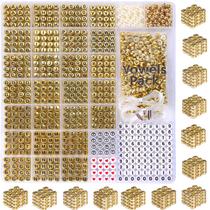 Kit de pulseira Friendship DodoBeads Gold Letter Beads 1650 unidades