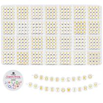 Kit de pulseira Friendship Dowsabel 1400 unidades Letter Beads