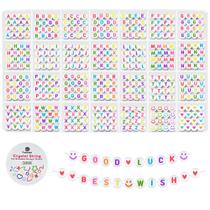 Kit de pulseira Friendship Dowsabel 1400 unidades Letter Beads