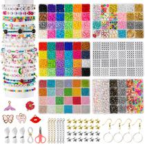 Kit de pulseira Friendship Goldwise 16000 unidades com miçangas de 48 cores