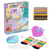 Kit de pulseira Friendship Rainbow Loom BFF Maker Kids 7+