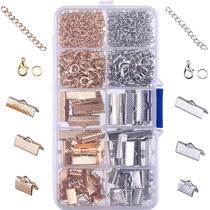 Kit de pulseira Outus Ribbon Pinch Crimp Ends Lobster Fechos