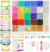 Kit de Pulseiras Dowsabel com 5000 Beads de Argila - Para Crianças de 6 a 13 Anos