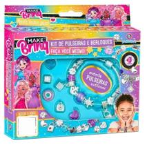 Kit de pulseiras e berloques make brinq polibrinq